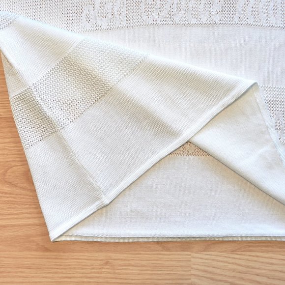 Vintage 90s Escada by Margaretha Ley White Sweater Oversized Size M - Picture 5 of 7